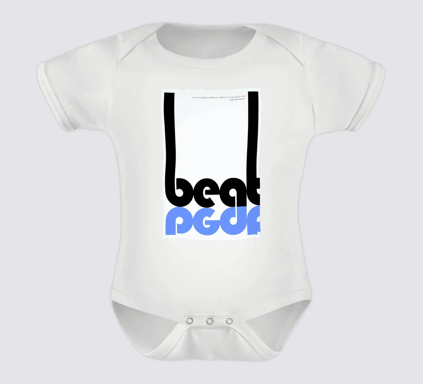 Beat Kurzarm Babybody von Naxart