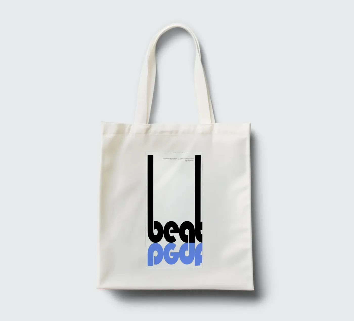 Beat tote bag by Naxart