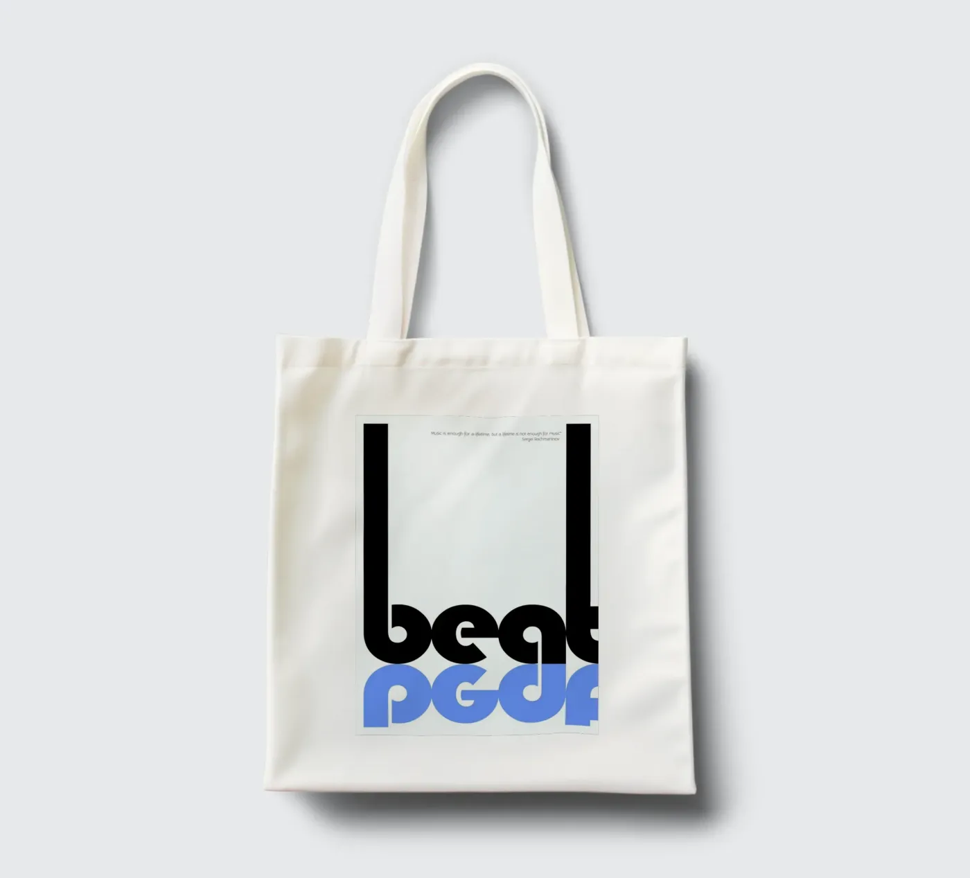 Beat tote bag by Naxart