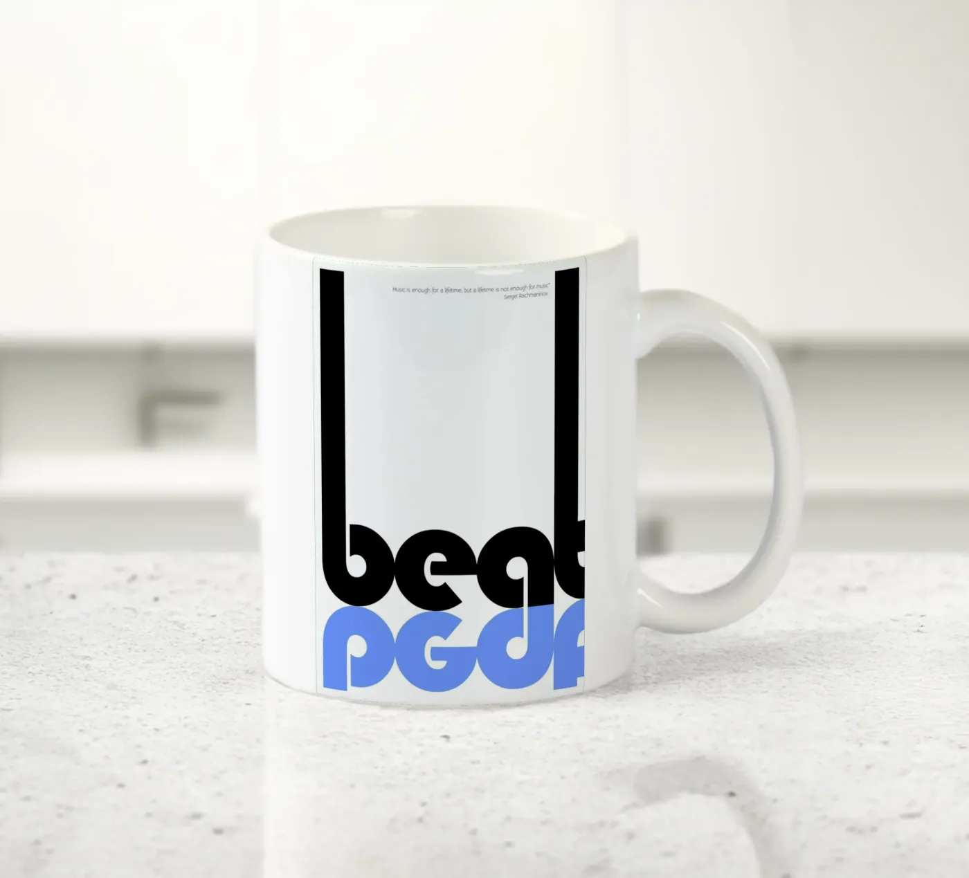 Beat mug en céramique de Naxart