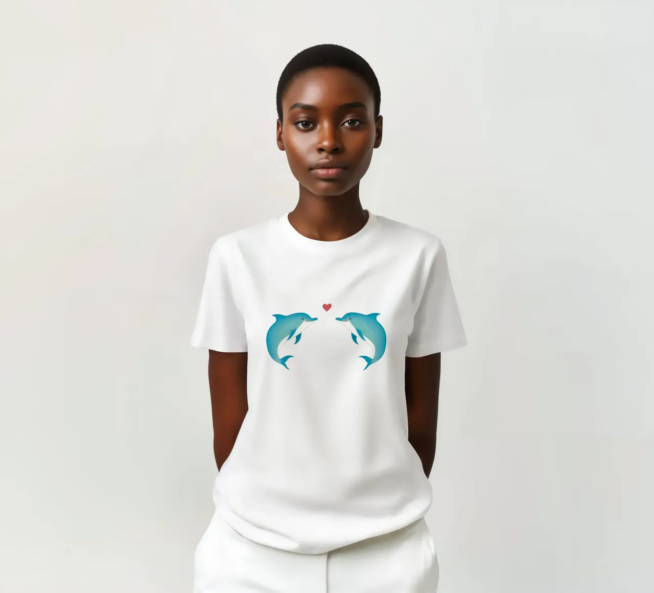 Delphinliebhaber - niedliche & liebenswerte Liebestiere T-Shirt von Punderful Day