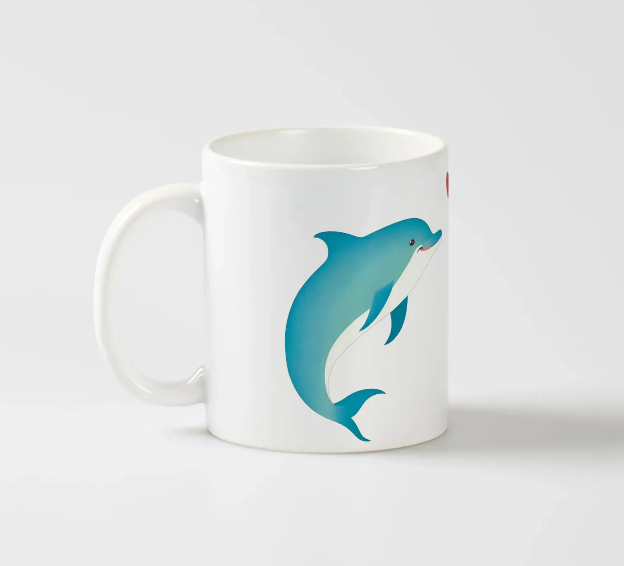 Delphinliebhaber - niedliche & liebenswerte Liebestiere Keramik Tasse von Punderful Day