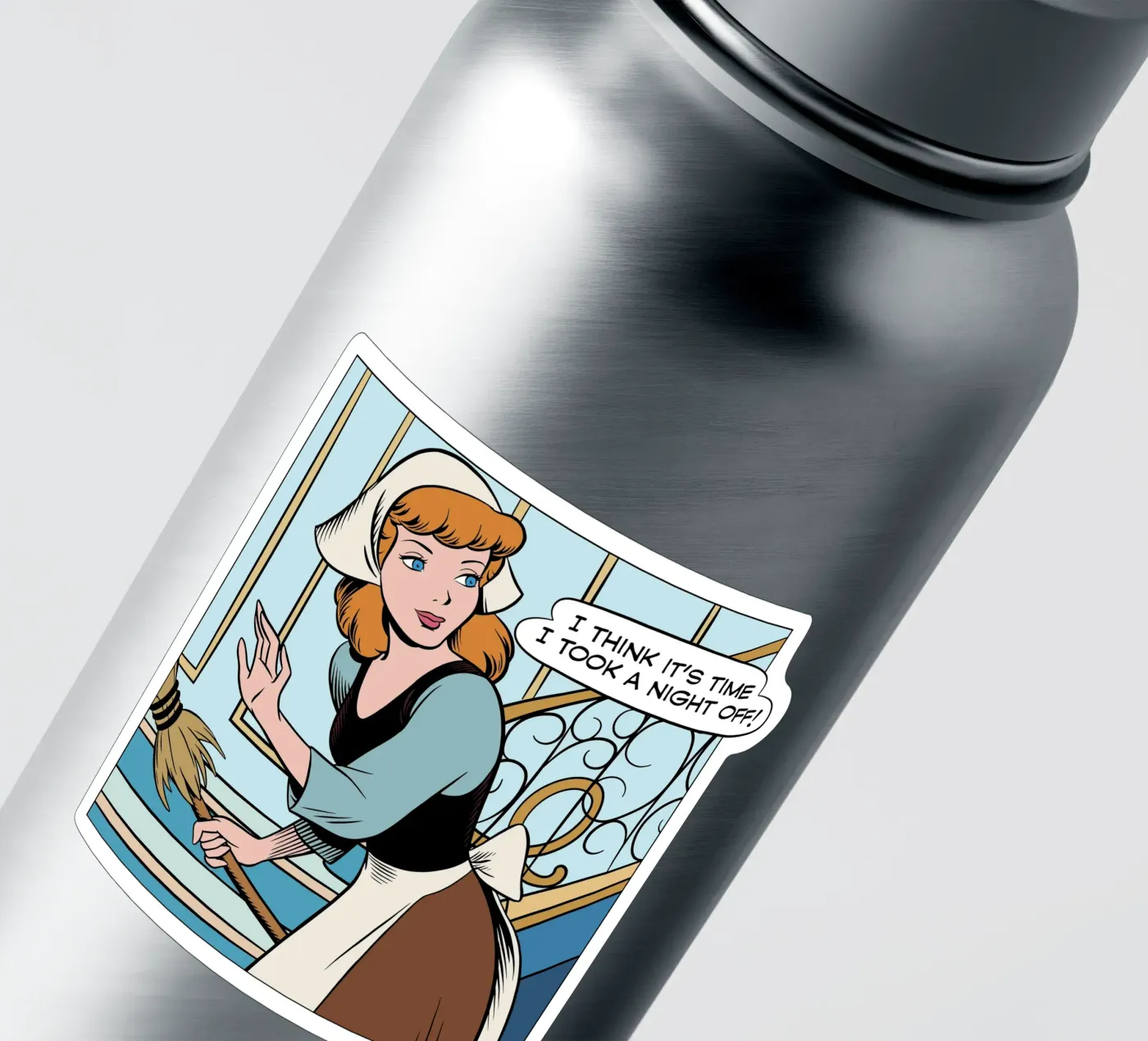 IT'S TIME autocollant de DISNEY PRINCESS - Sticker Shop