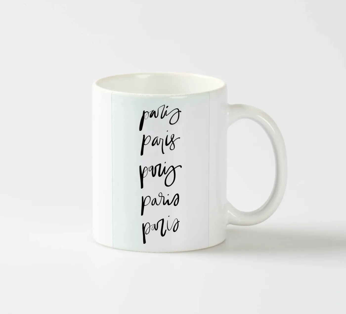 Paris ceramic mug by Kristen Polsinelli