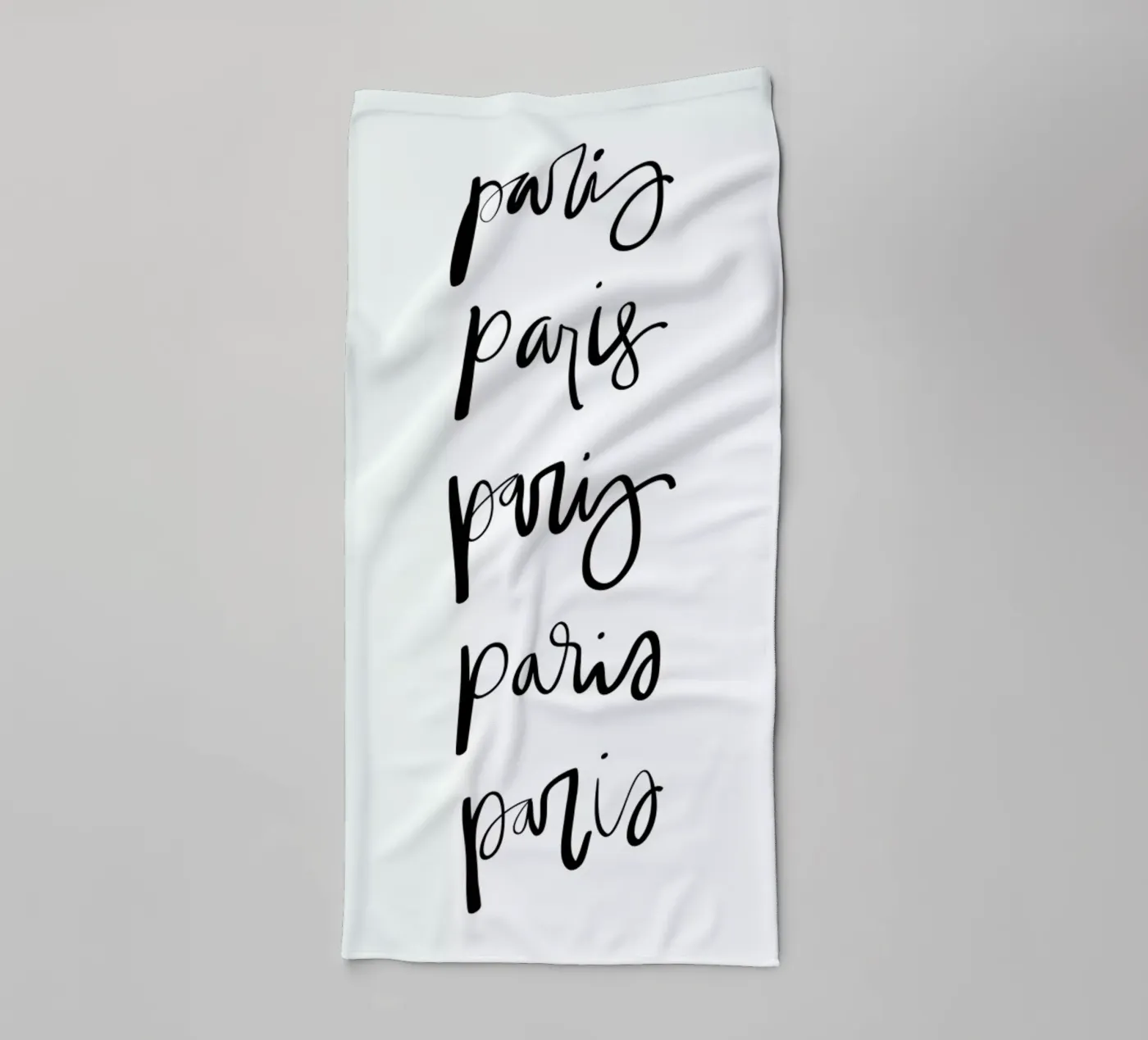 Paris towel by Kristen Polsinelli