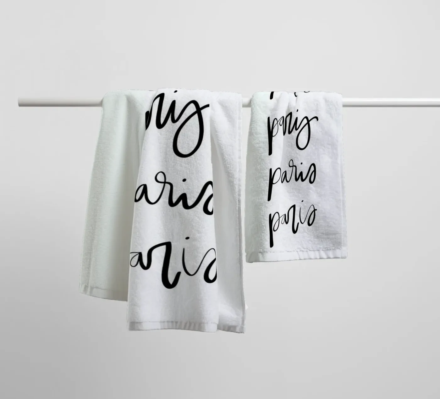 Paris towel by Kristen Polsinelli