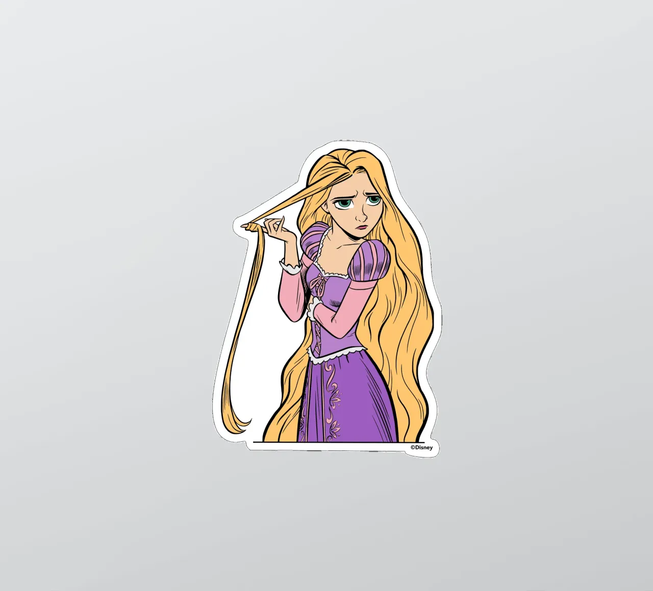 RAPUNZEL sticker van DISNEY PRINCESS - Sticker Shop