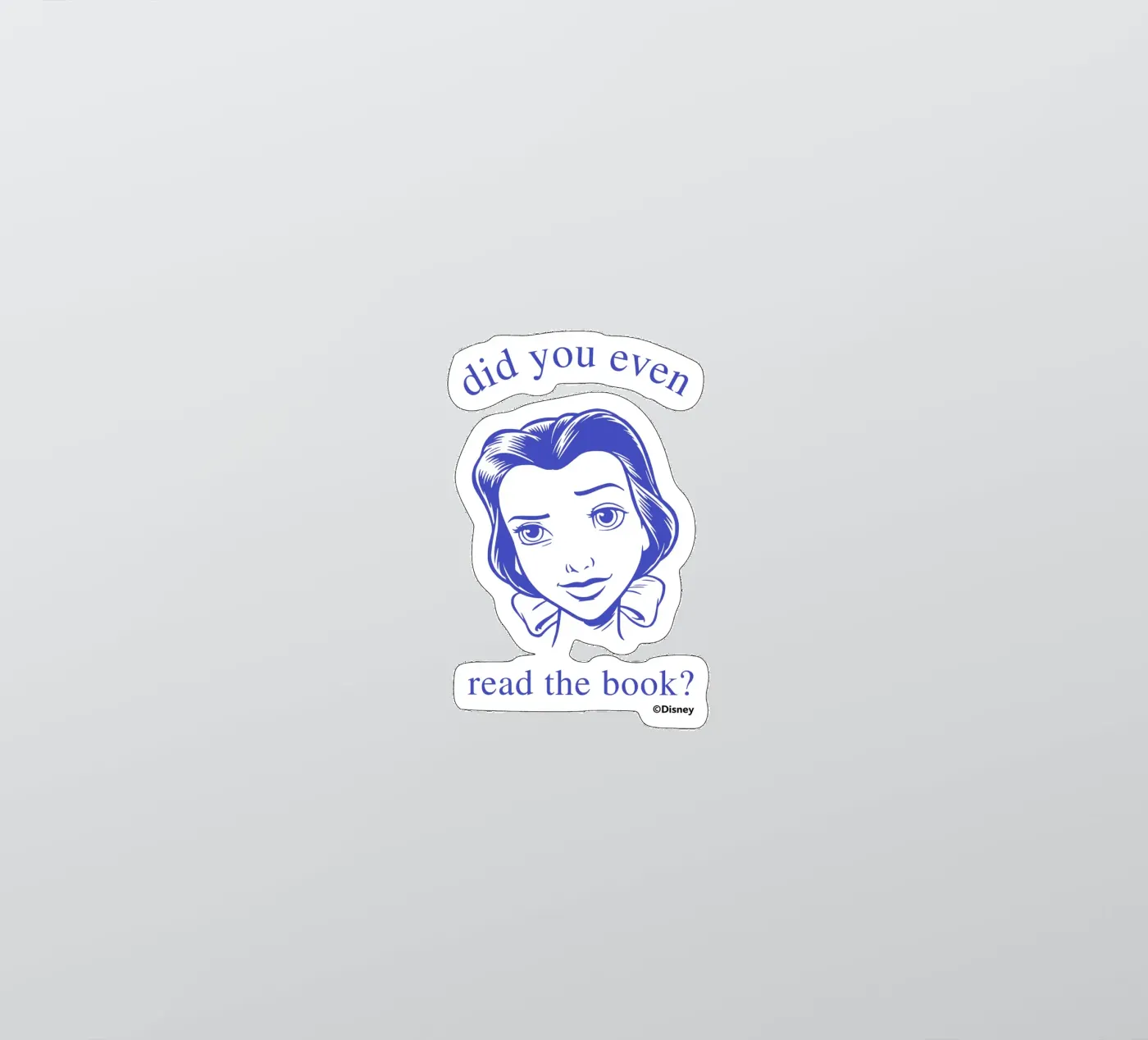 READ THE BOOK autocollant de DISNEY PRINCESS - Sticker Shop