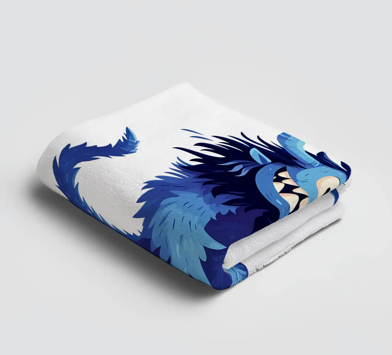 Dibujos animados del Monstruo Azul toalla de baño de Urban Life