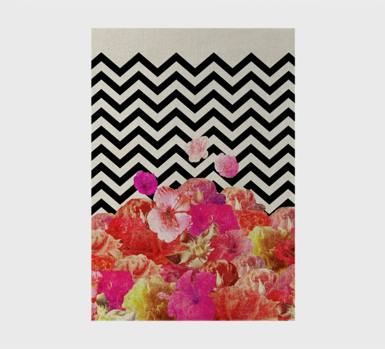 Chevron Flora II diario da Bianca Green