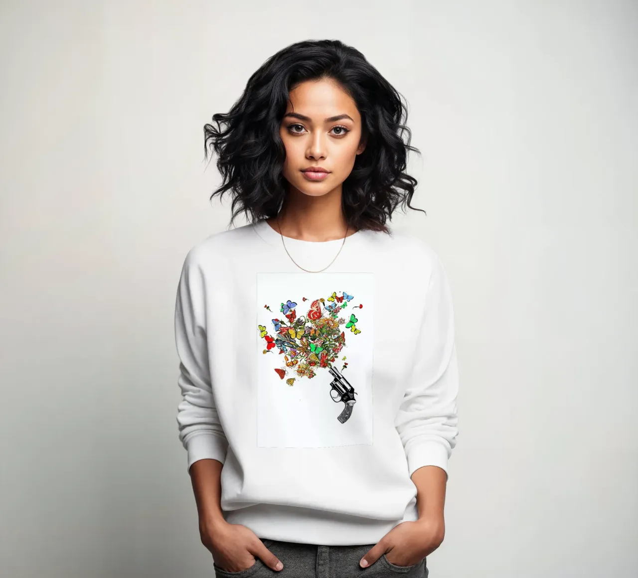 Pow!! Flowers!! felpa da Rococco LA