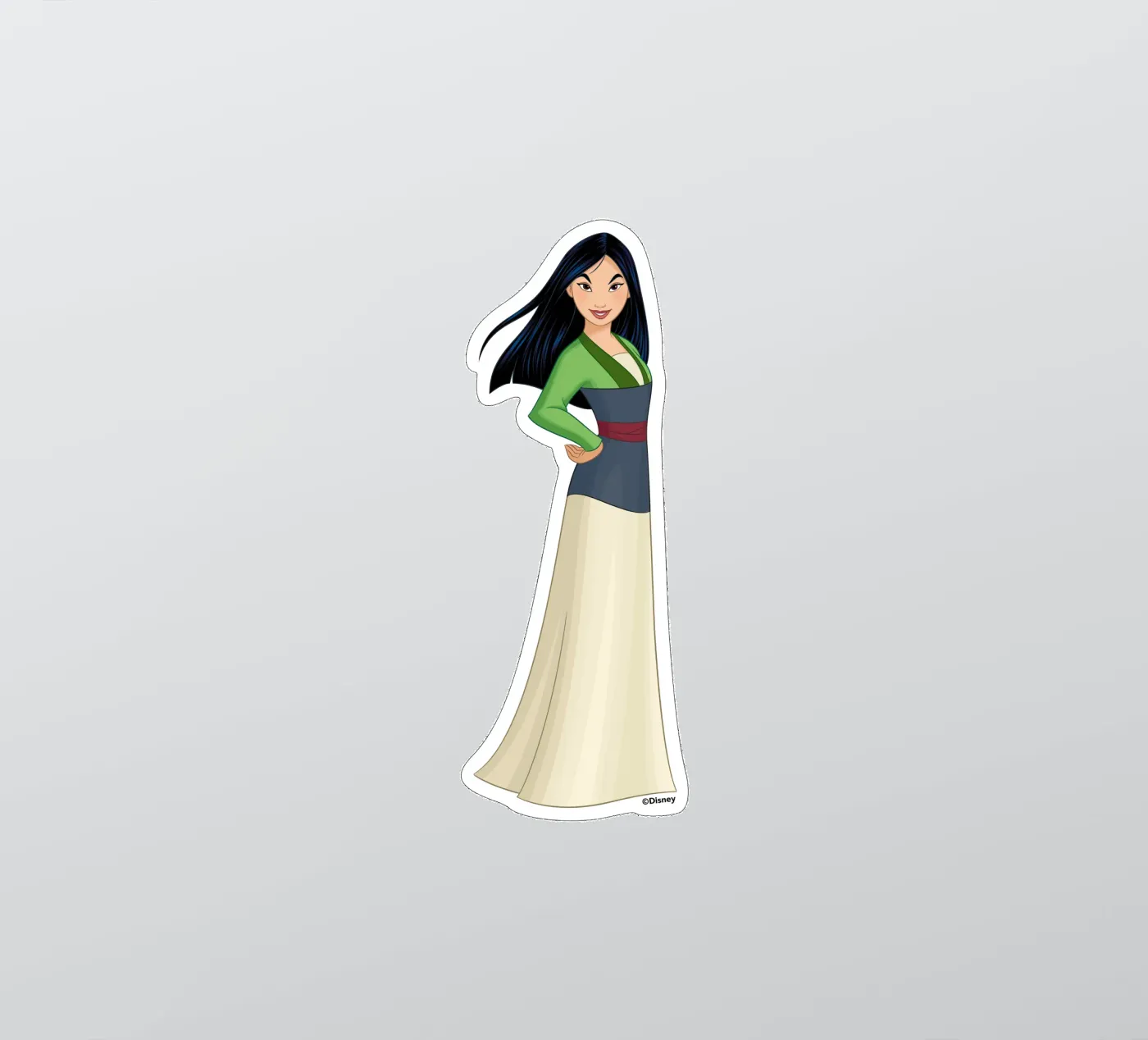MULAN autocollant de DISNEY PRINCESS - Sticker Shop