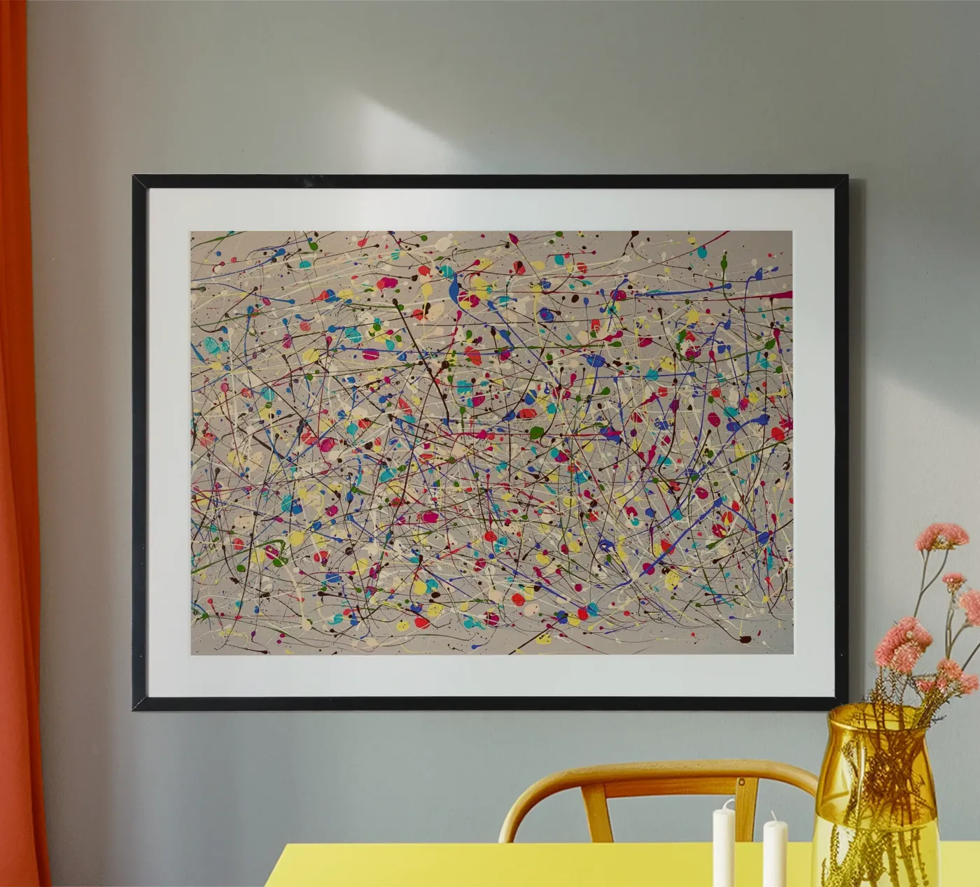Abstract liveliness poster by DLart