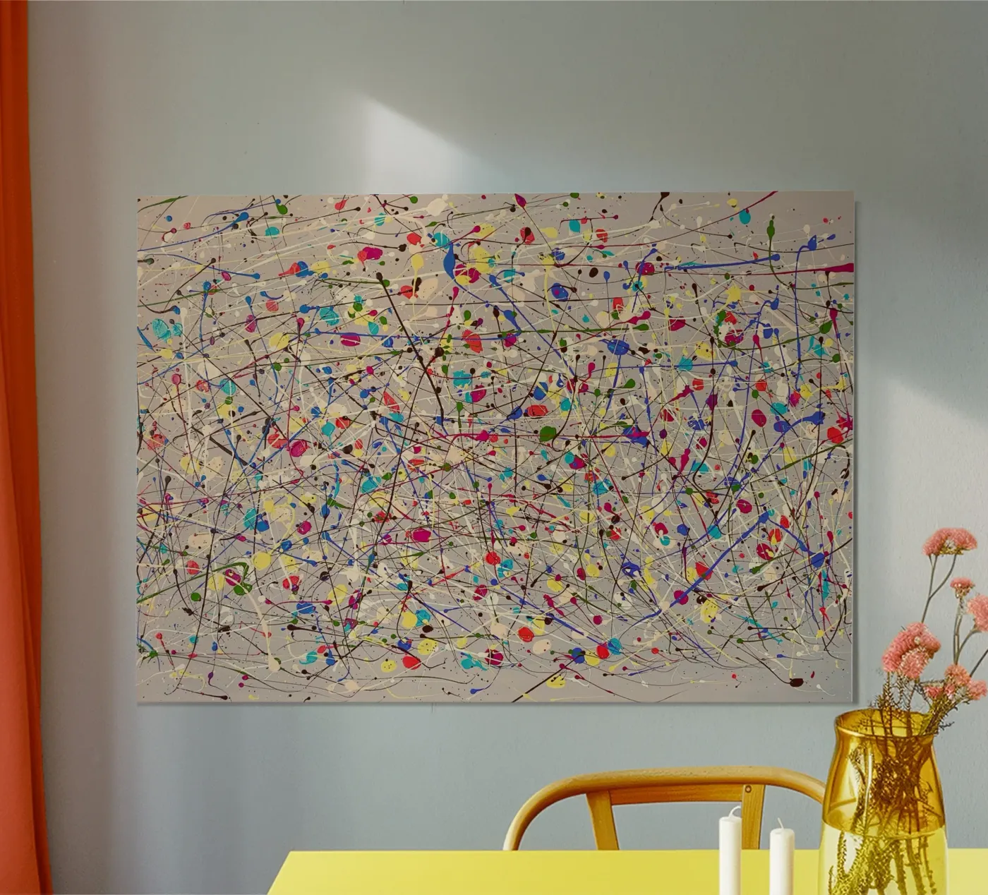 Abstract liveliness poster by DLart