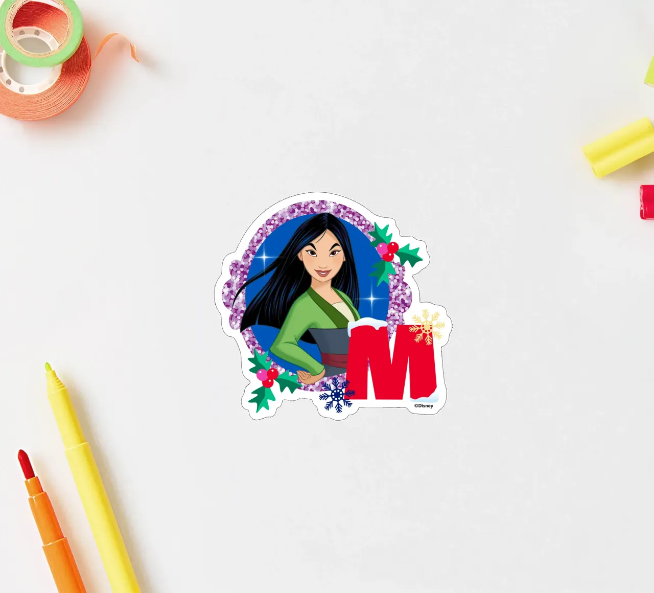 MULAN XMAS sticker by DISNEY PRINCESS - Sticker Shop