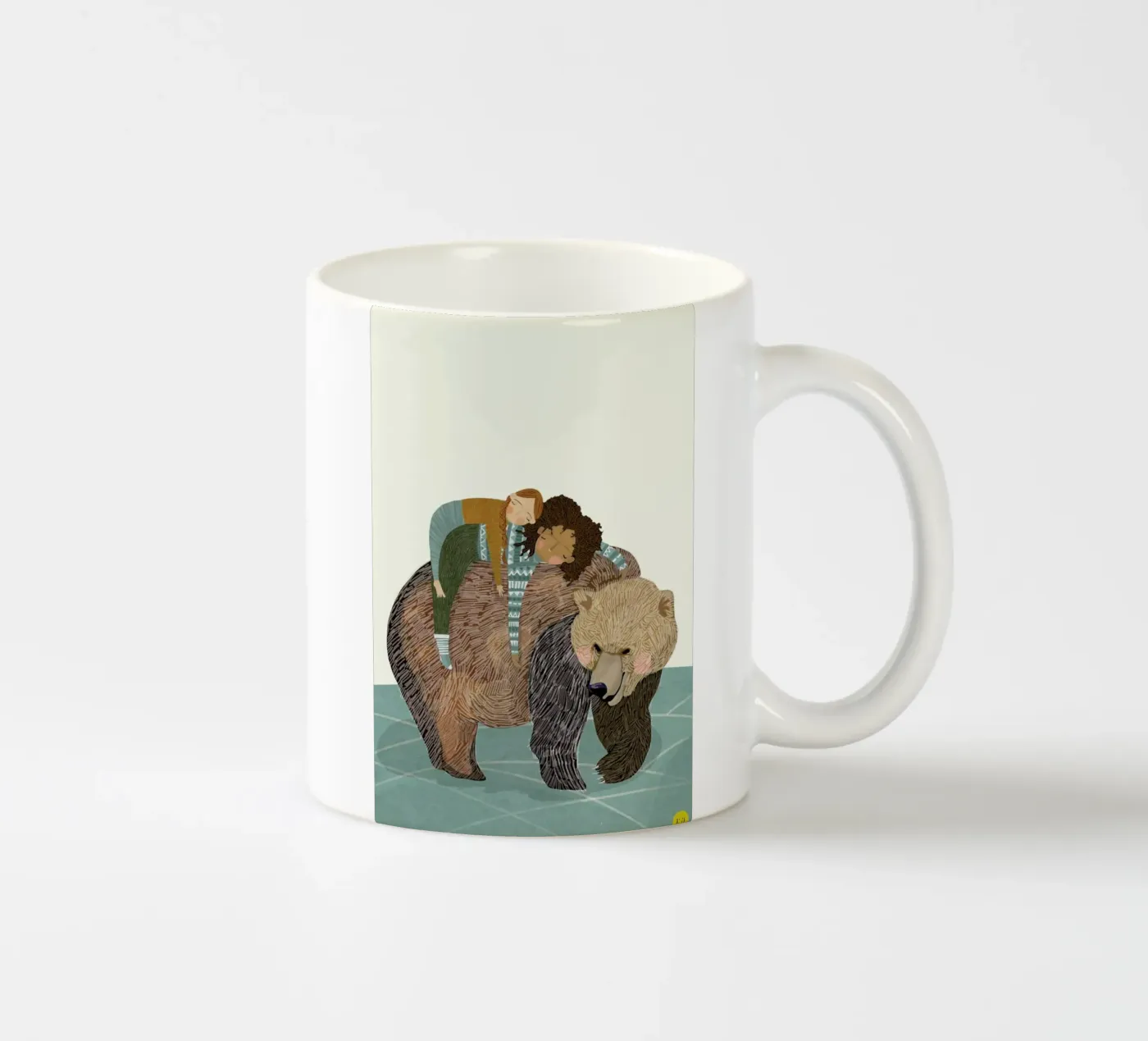 Nap ceramic mug by Amalia Restrepo