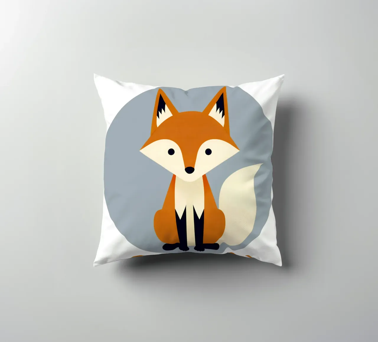 Zero fox given - no fucks funny pun cuscino da Punderful Day