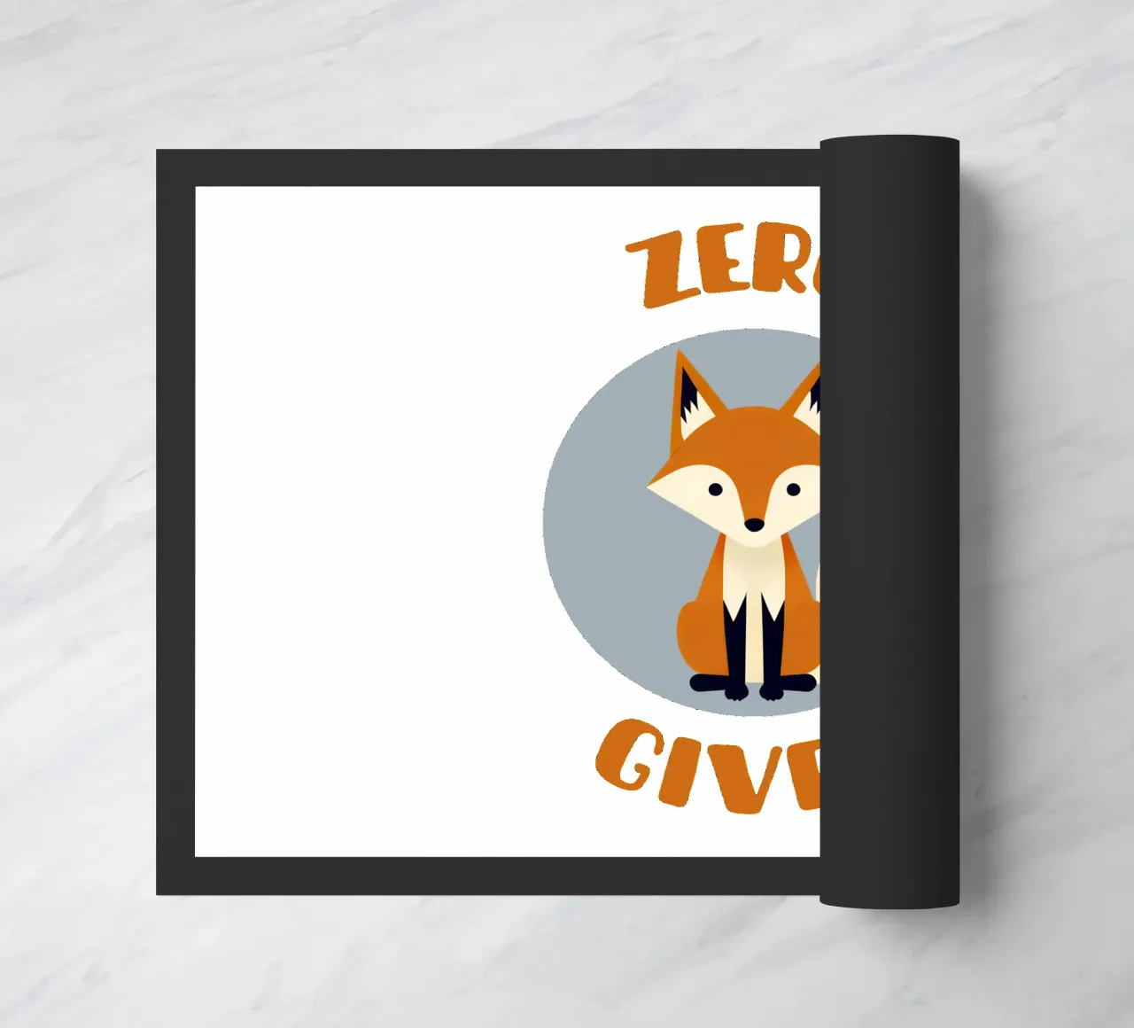 Zero fox given - no fucks funny pun zerbino da Punderful Day