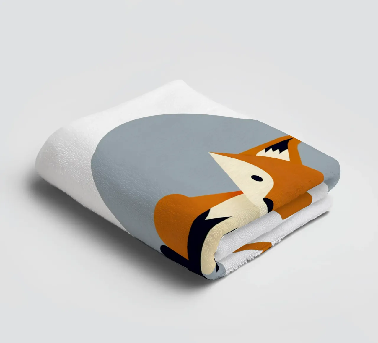 Zero fox given - no fucks funny pun asciugamano da bagno da Punderful Day