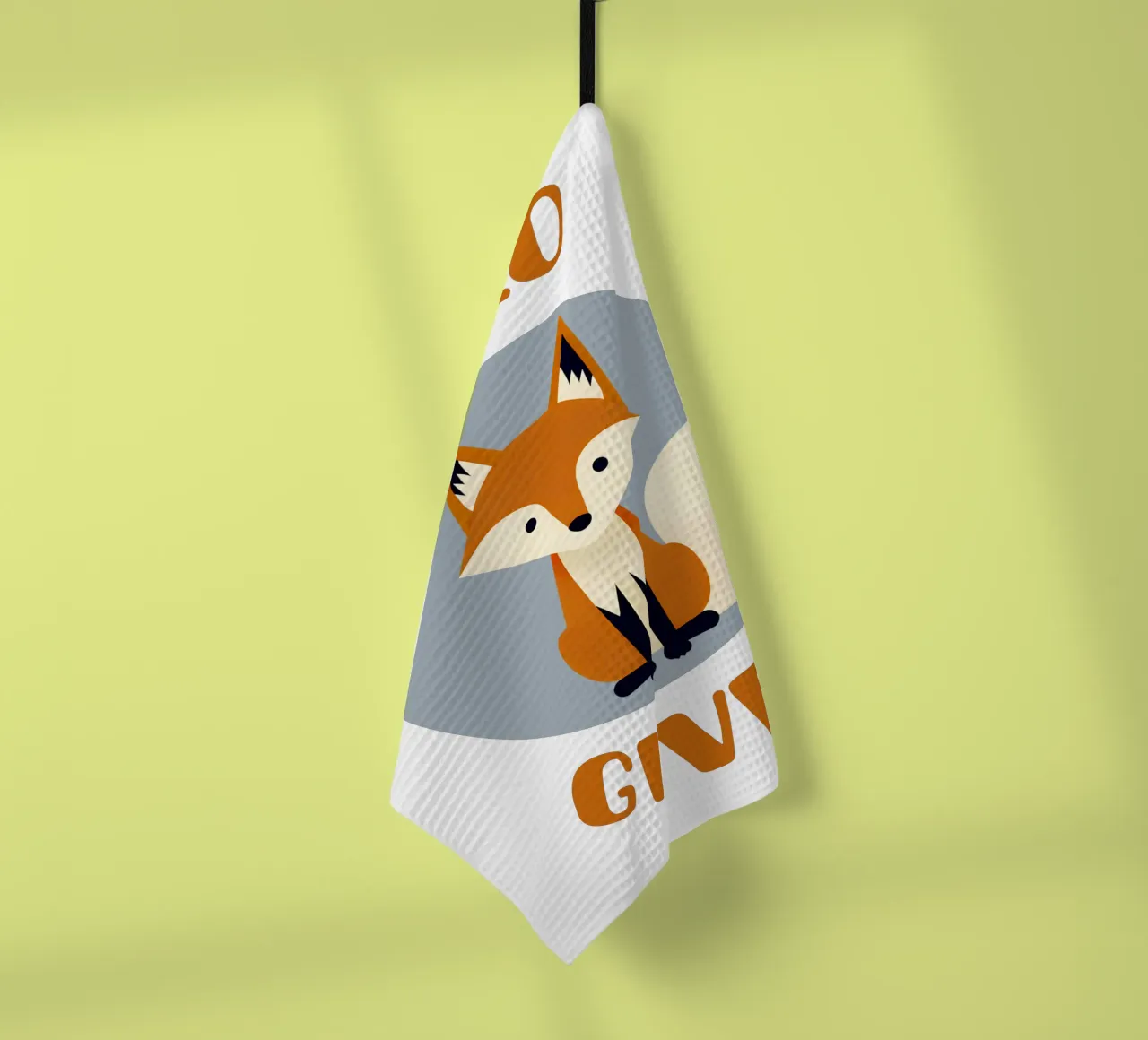 Zero fox given - no fucks funny pun torchon de Punderful Day