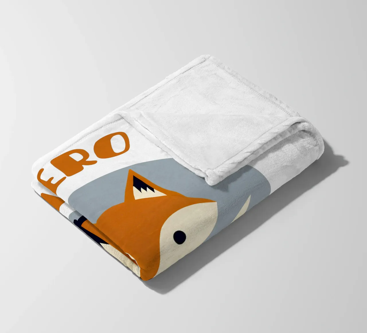 Zero fox given - no fucks funny pun coperta in pile da Punderful Day