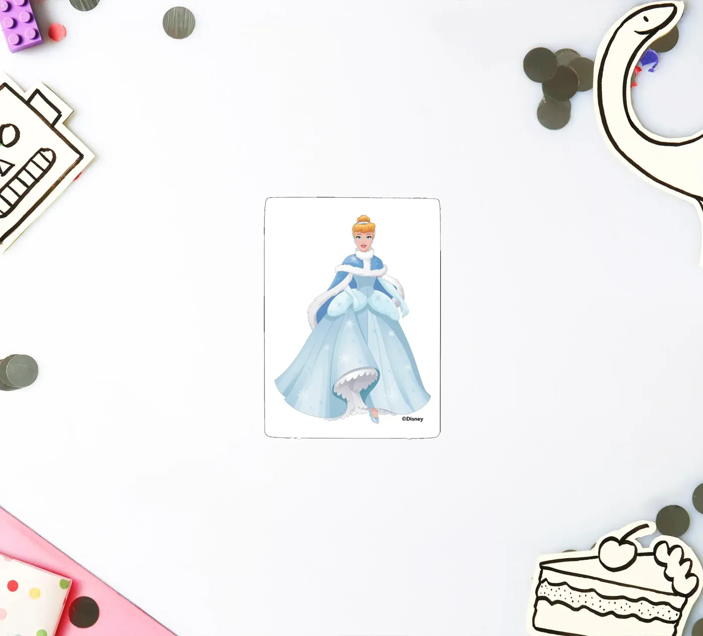 CINDERELLA autocollant de DISNEY PRINCESS - Sticker Shop