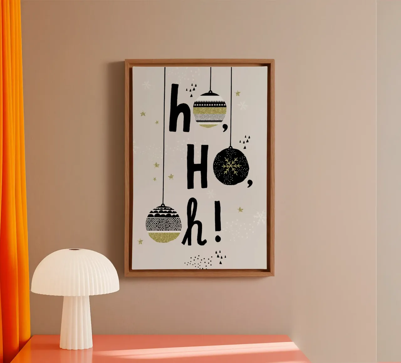 Ho Ho Oh canvas by typealive