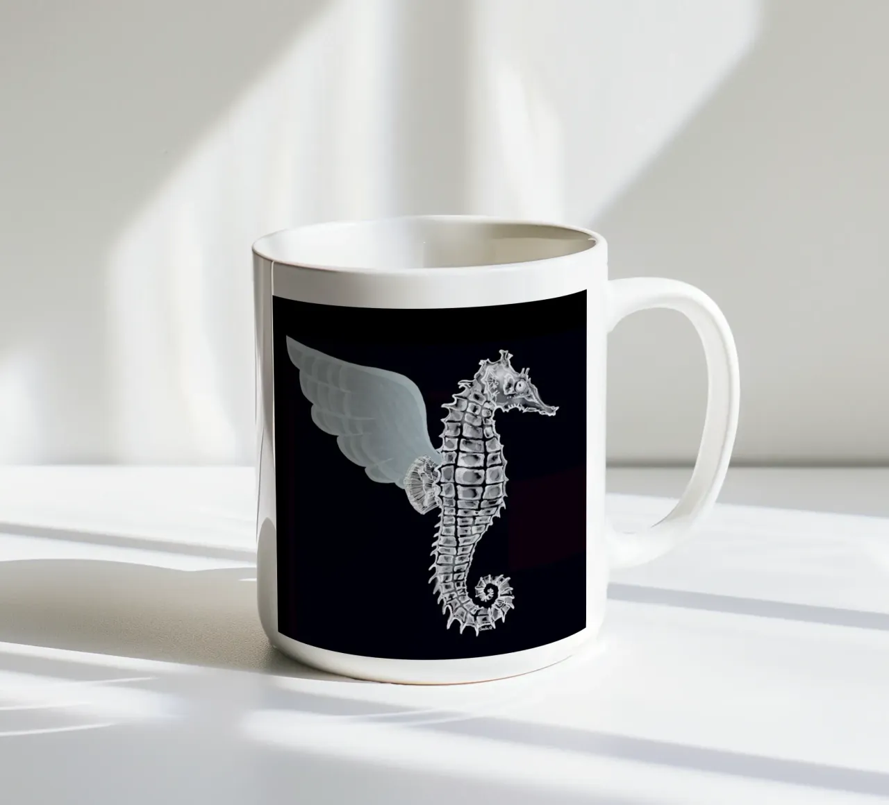 Pegasus tazza in ceramica da Amalia Restrepo