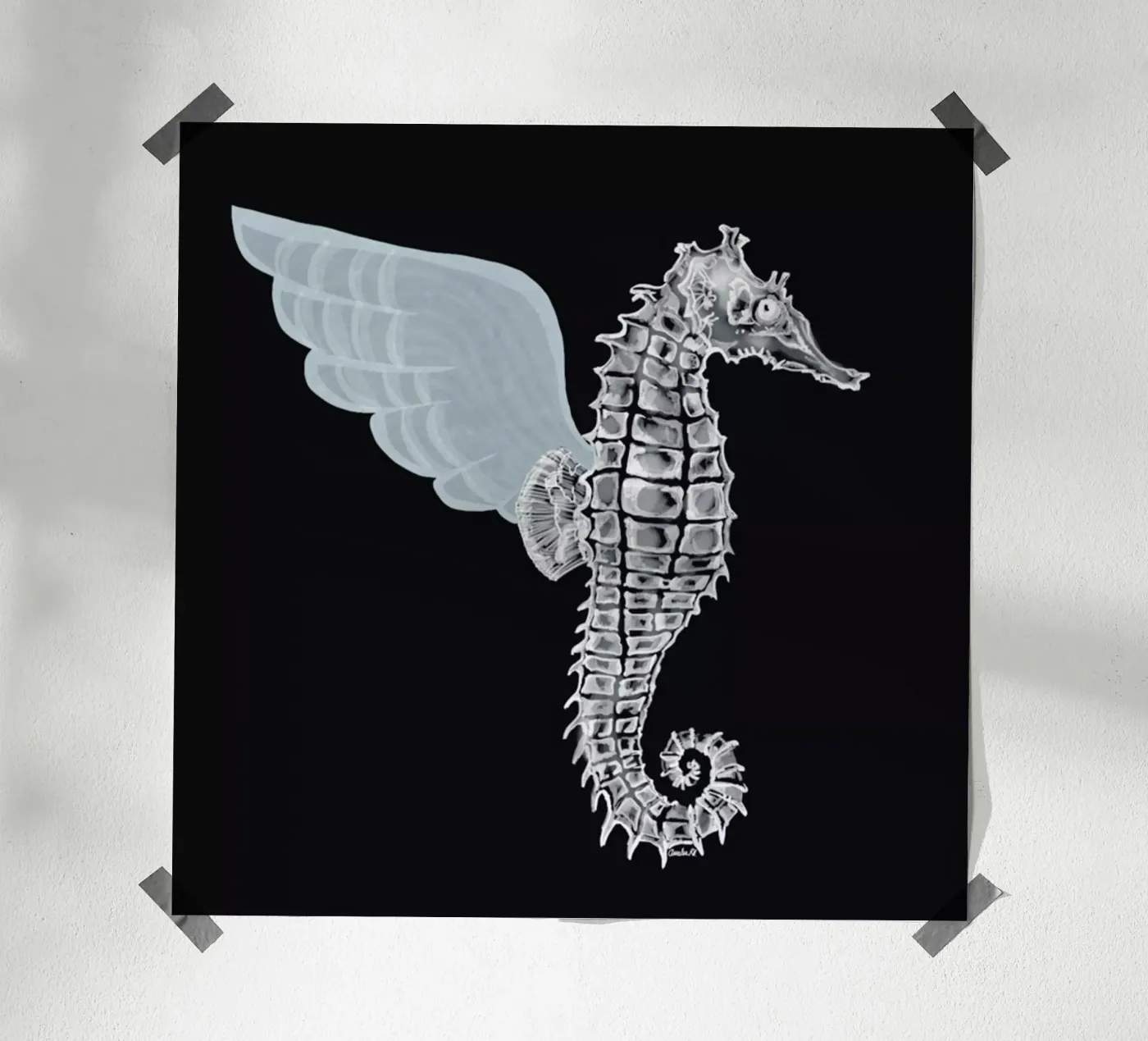 Pegasus poster da Amalia Restrepo