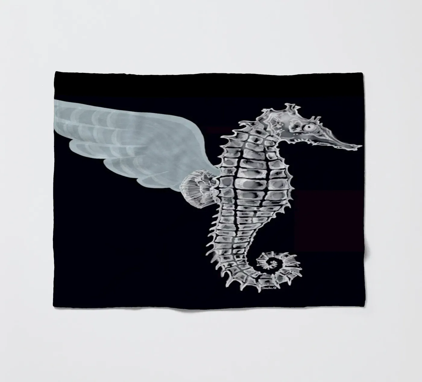 Pegasus Fleecedecke von Amalia Restrepo