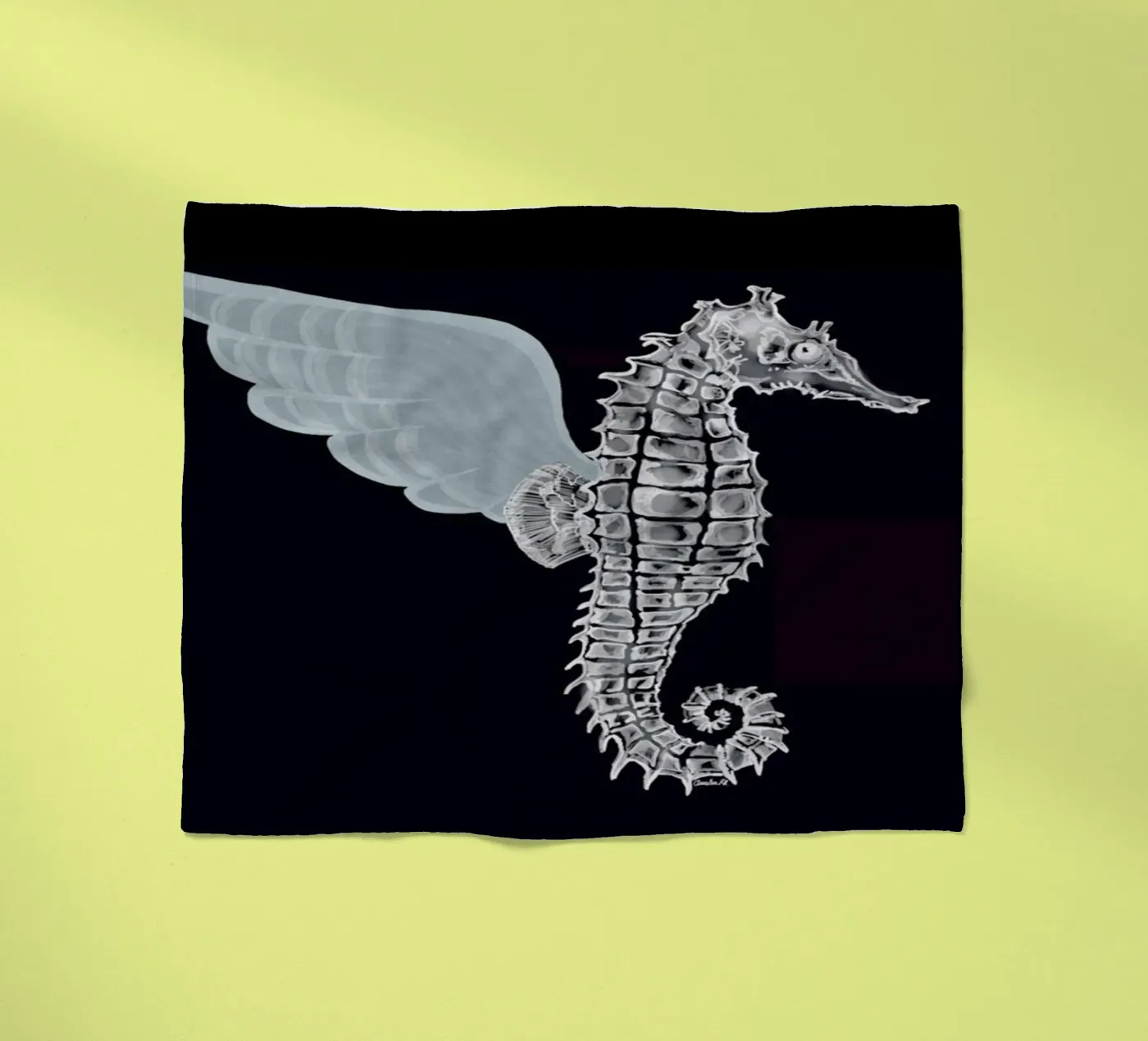 Pegasus Fleecedecke von Amalia Restrepo