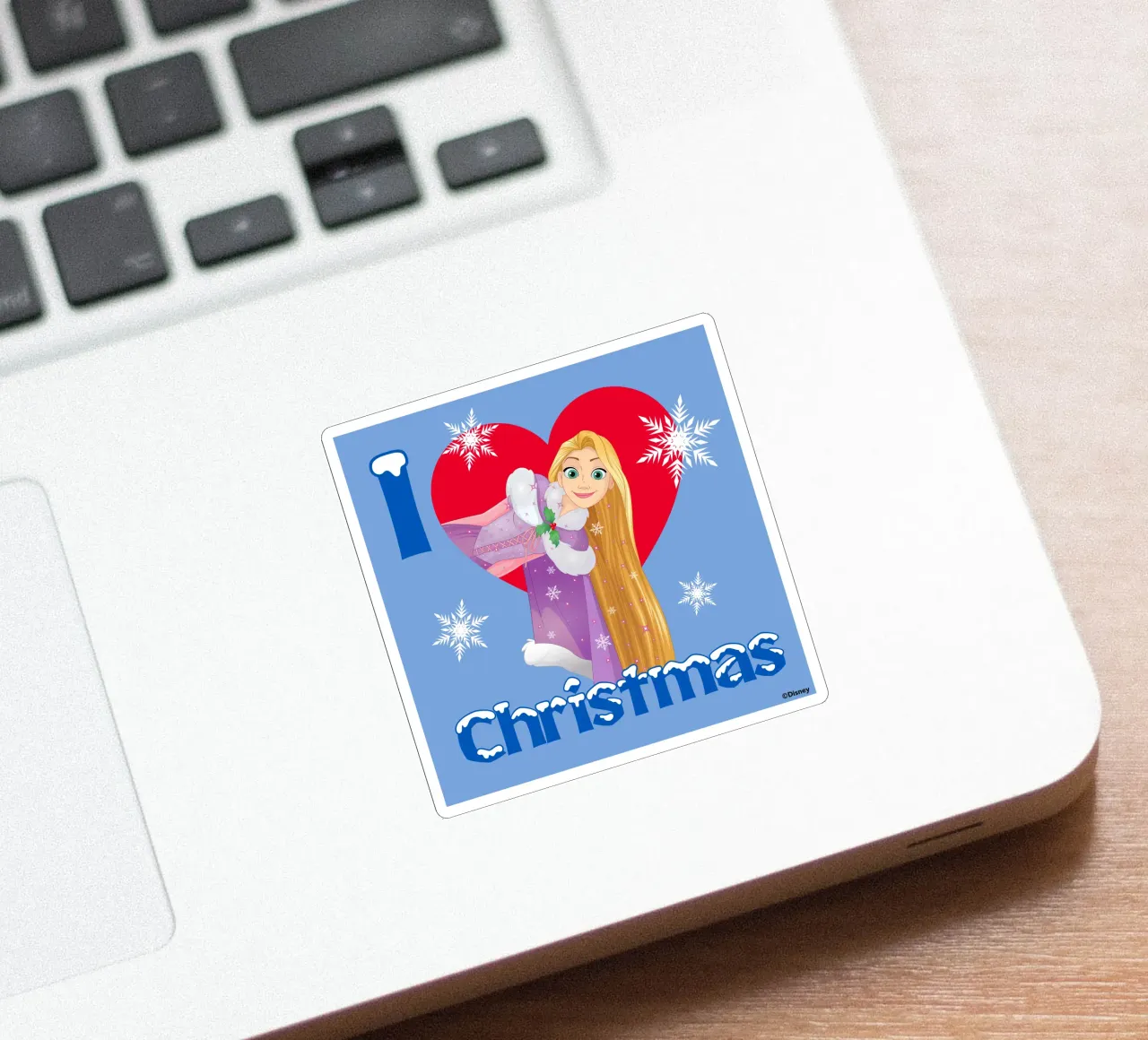 I LOVE CHRISTMAS Sticker von DISNEY PRINCESS - Sticker Shop