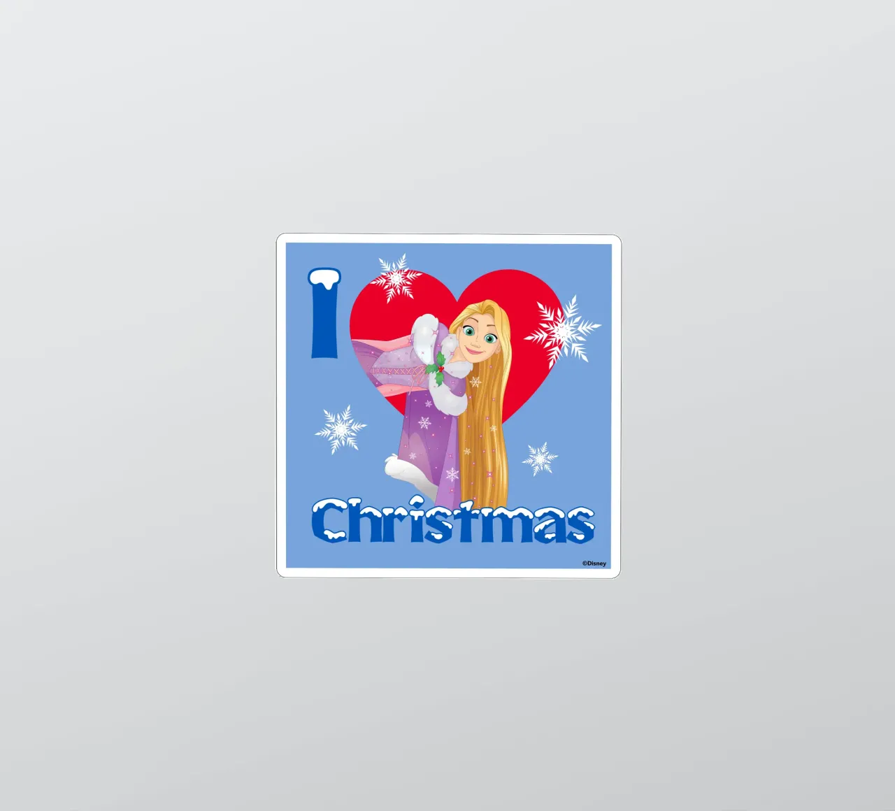 I LOVE CHRISTMAS Sticker von DISNEY PRINCESS - Sticker Shop