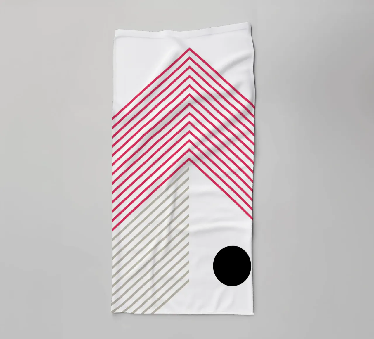 Minimal lines Abstract Handtuch von KHouse Studio