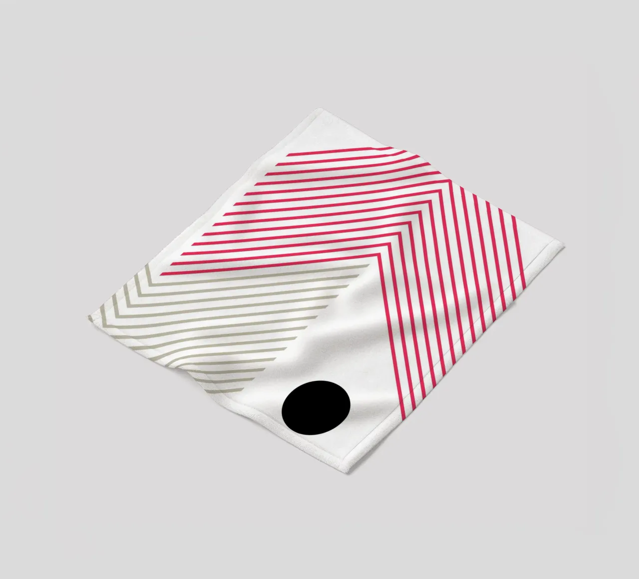 Minimal lines Abstract Fleecedecke von KHouse Studio