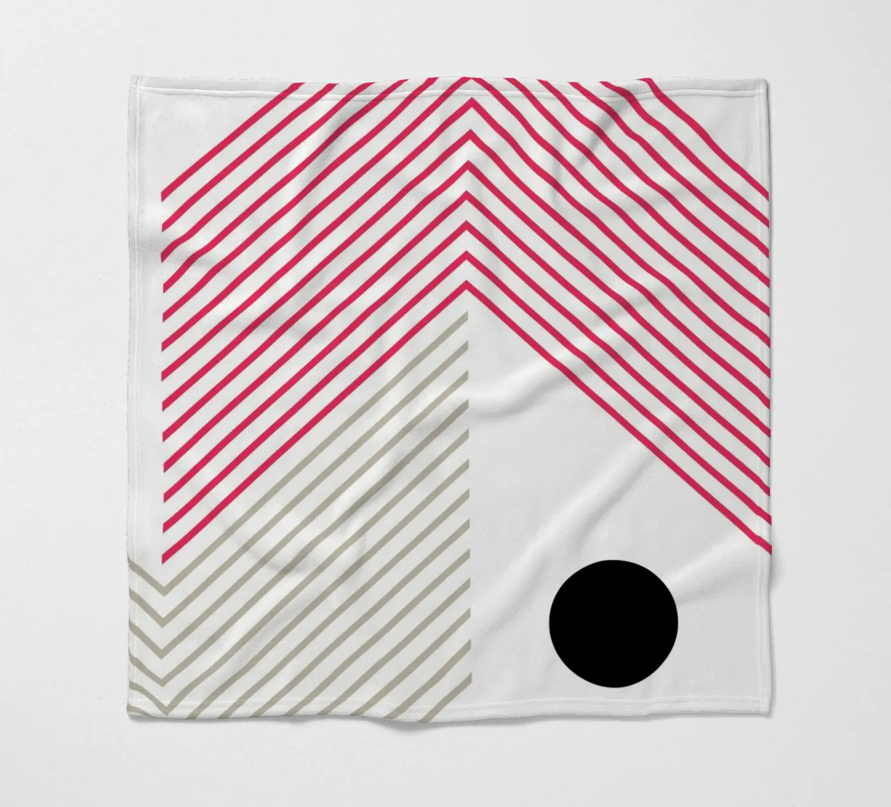 Minimal lines Abstract Fleecedecke von KHouse Studio