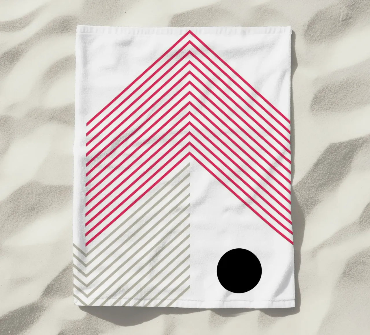 Minimal lines Abstract telo mare da KHouse Studio