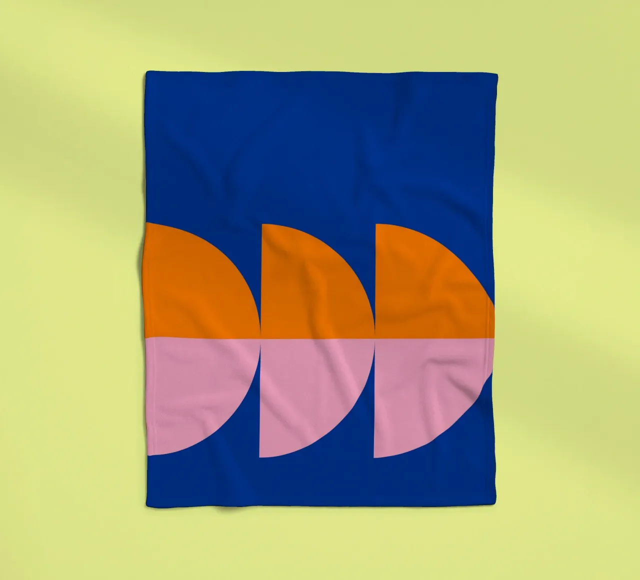 Spring Pantone Warm Color fleece blanket by KHouse Studio