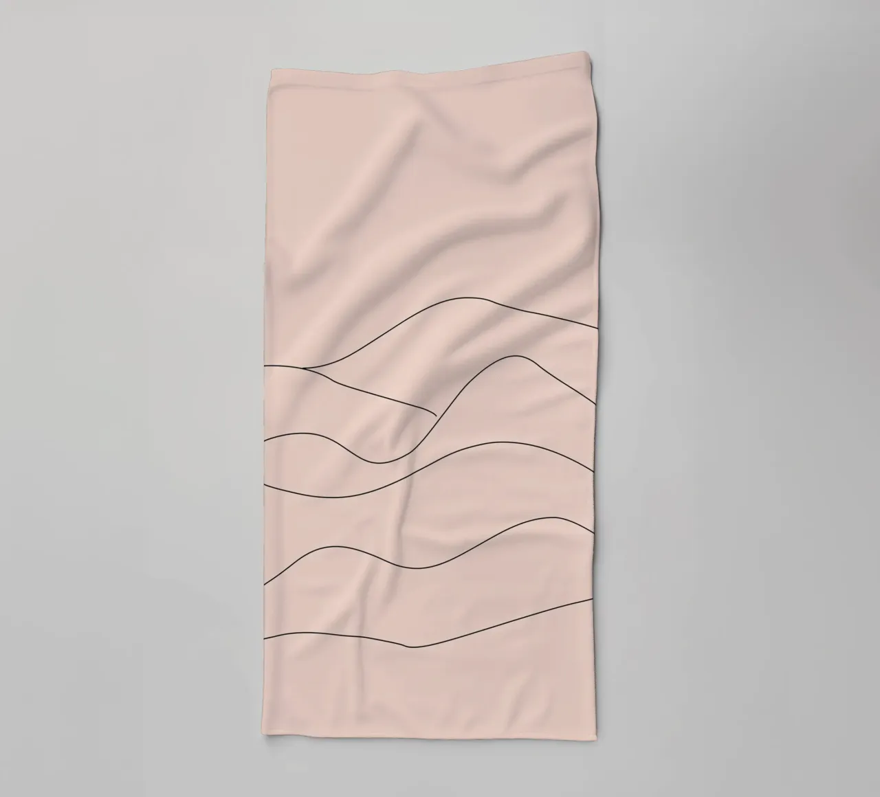 Pink Mountains serviette de bain de KHouse Studio