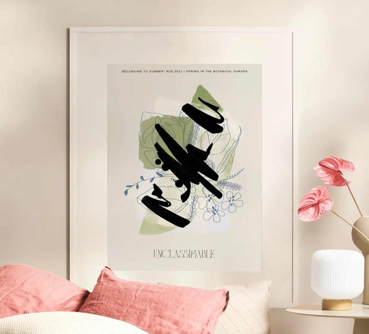 Lèger Et Simple No 43 poster con marco de madera de treechild