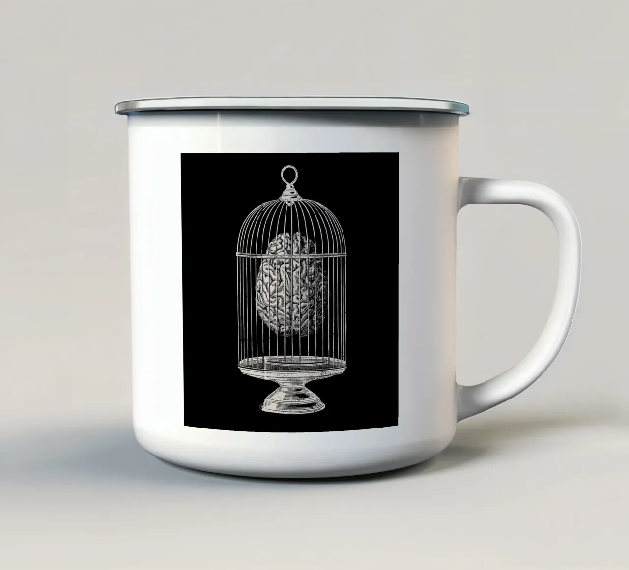 Free My Mind tazza in smalto da Tobe Fonseca