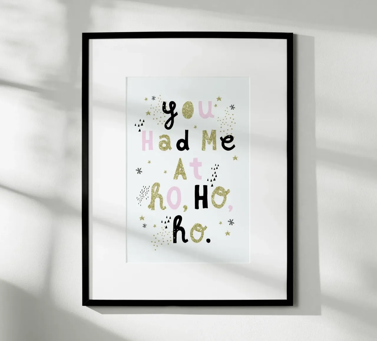 You Had Me poster avec cadre en aluminium de typealive