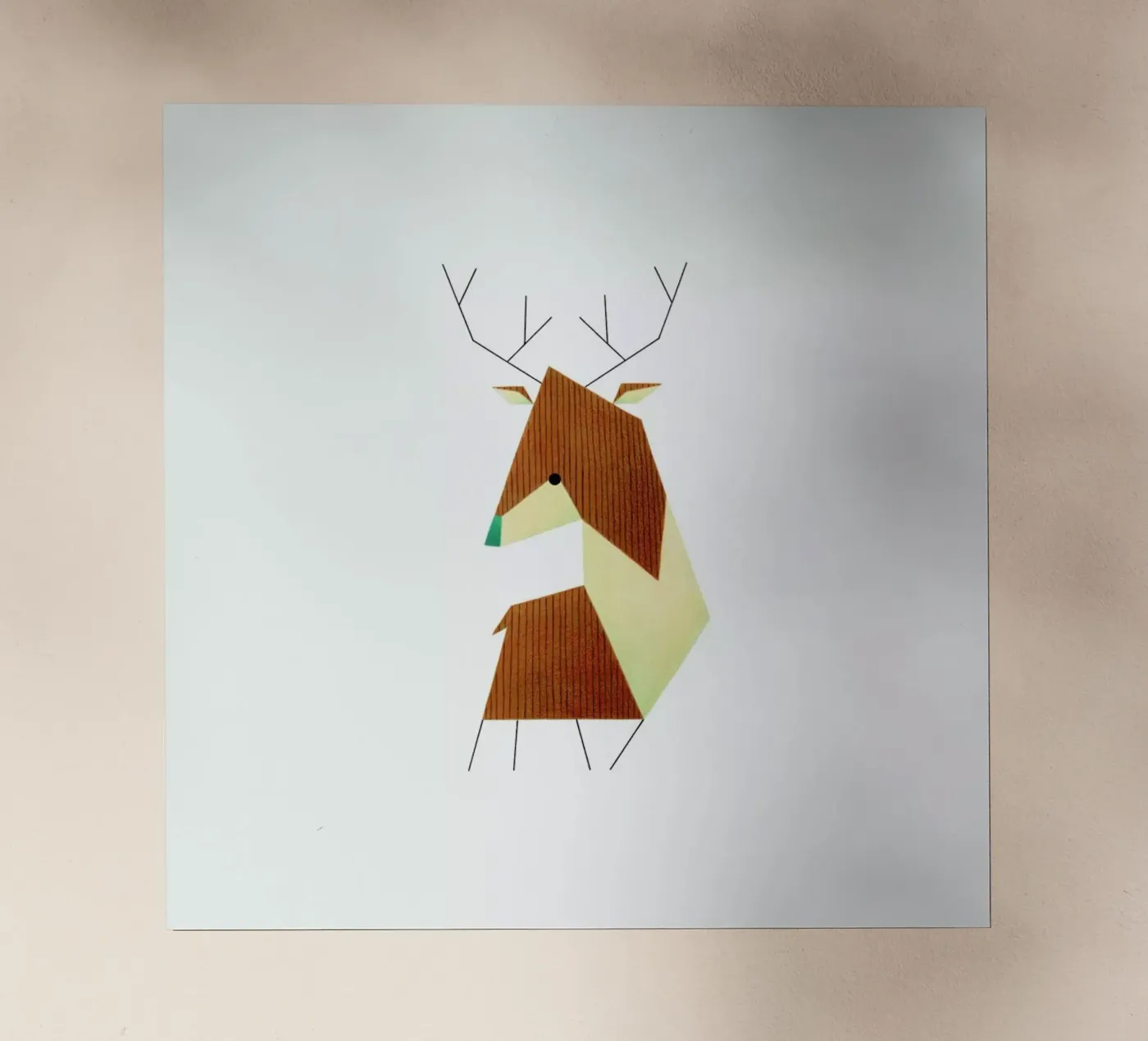 Hirsch pellicola backlit da Anna-Maren Zehnter