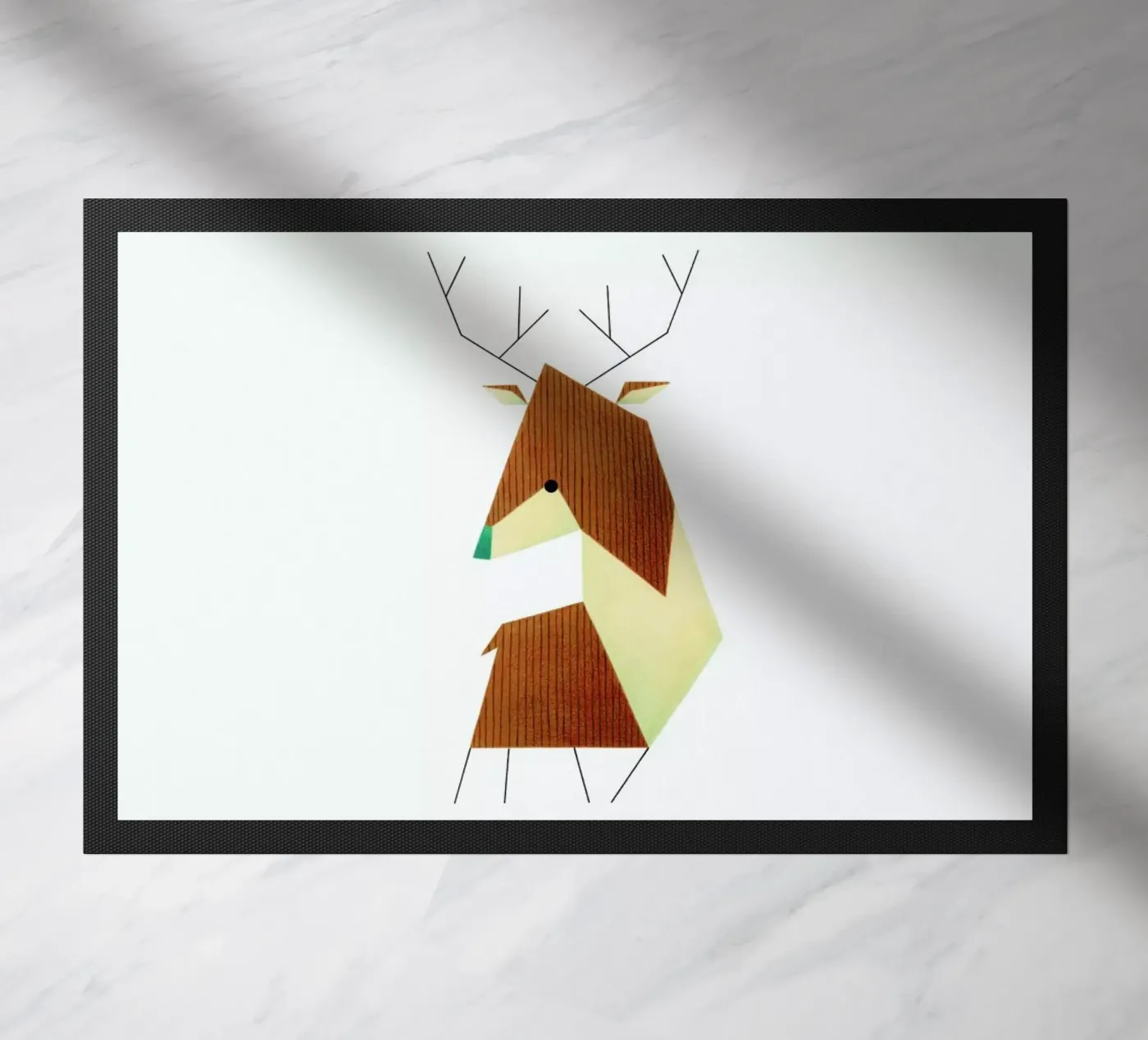 Hirsch doormat by Anna-Maren Zehnter