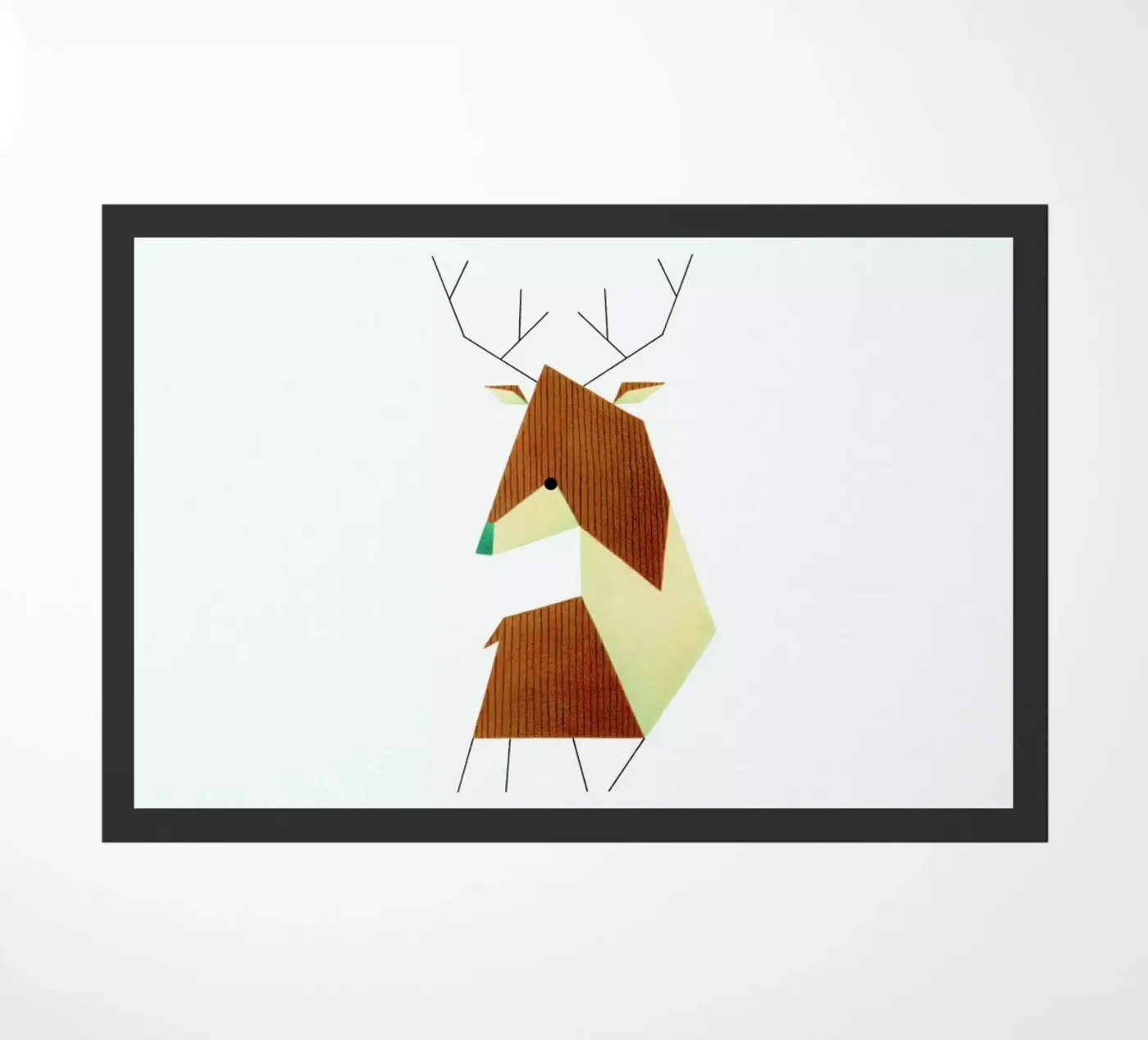 Hirsch doormat by Anna-Maren Zehnter