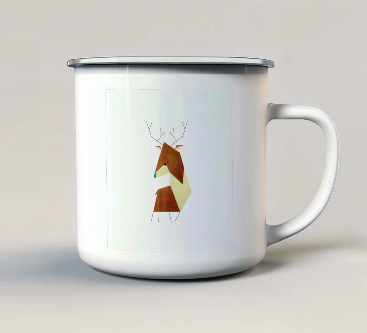 Hirsch tazza in smalto da Anna-Maren Zehnter