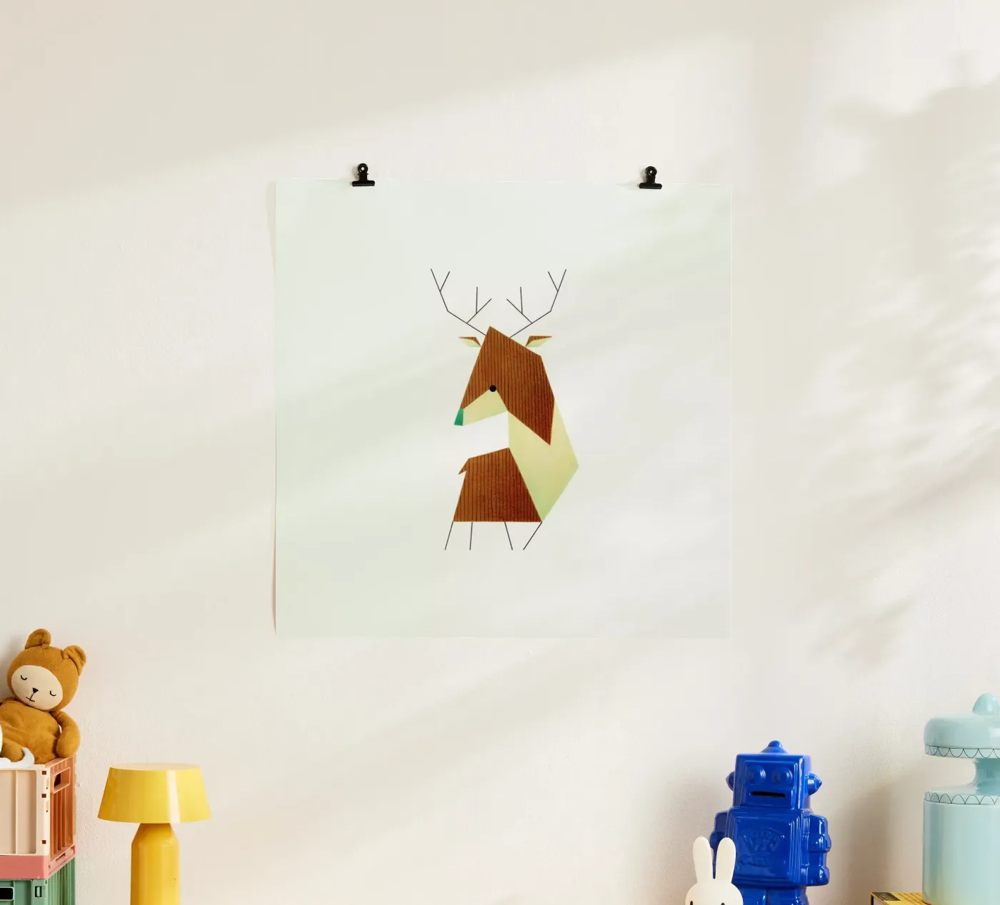 Hirsch Poster von Anna-Maren Zehnter