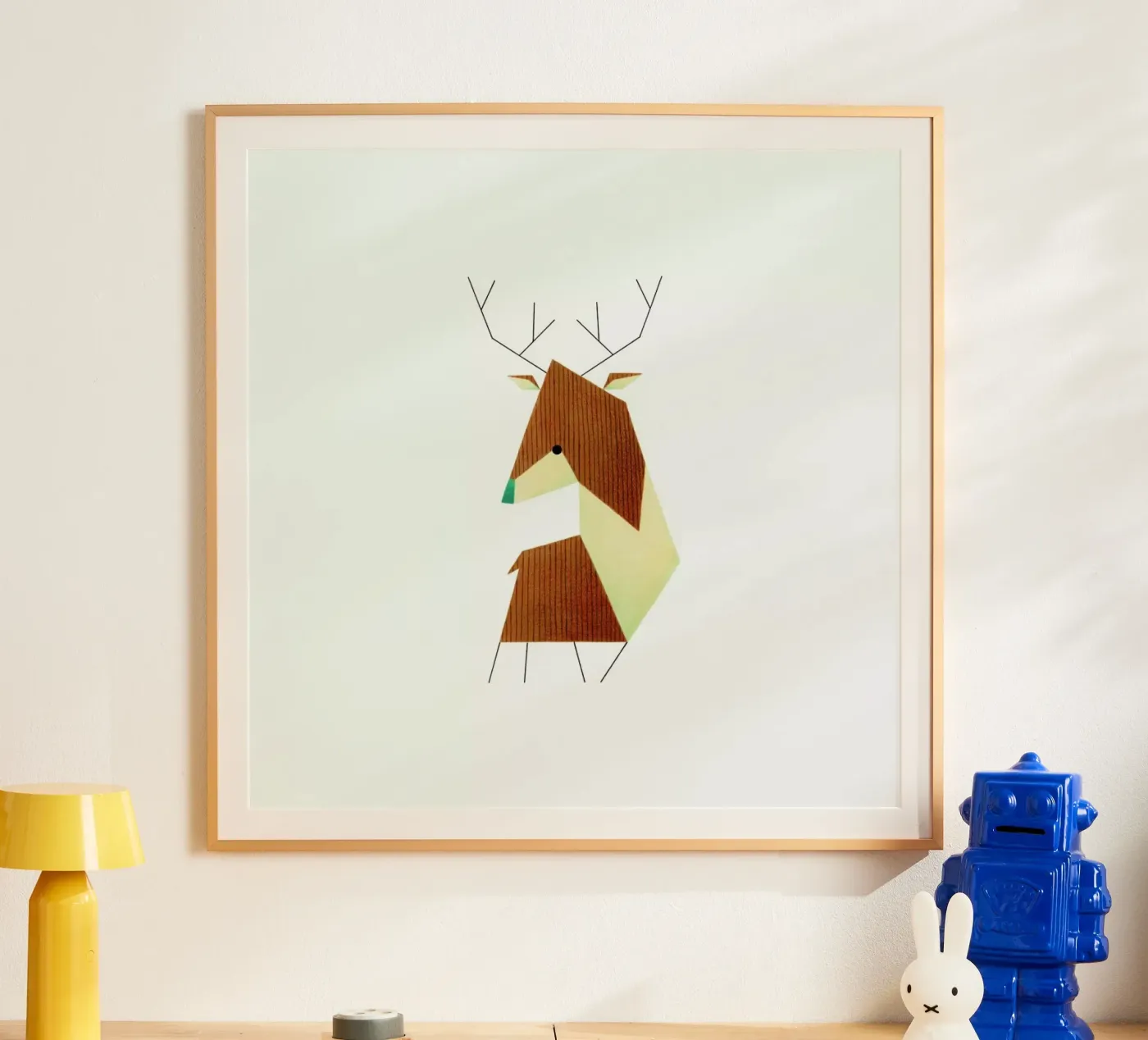 Hirsch Poster von Anna-Maren Zehnter