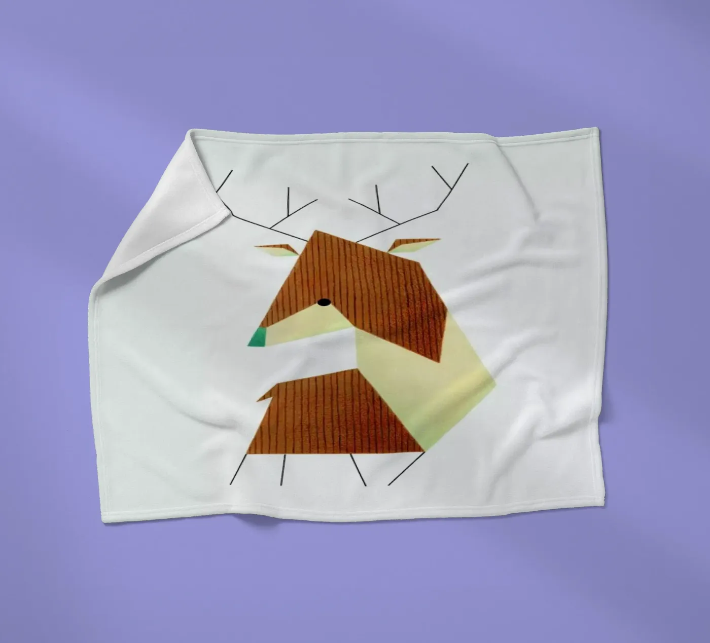 Hirsch fleecedeken van Anna-Maren Zehnter