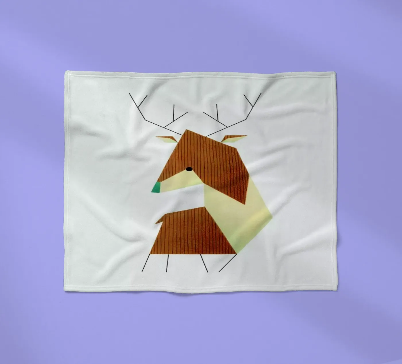 Hirsch fleecedeken van Anna-Maren Zehnter